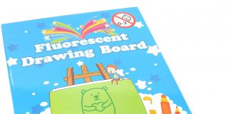 Fluorescent Drawing Board - recenzie - výsledok - gél